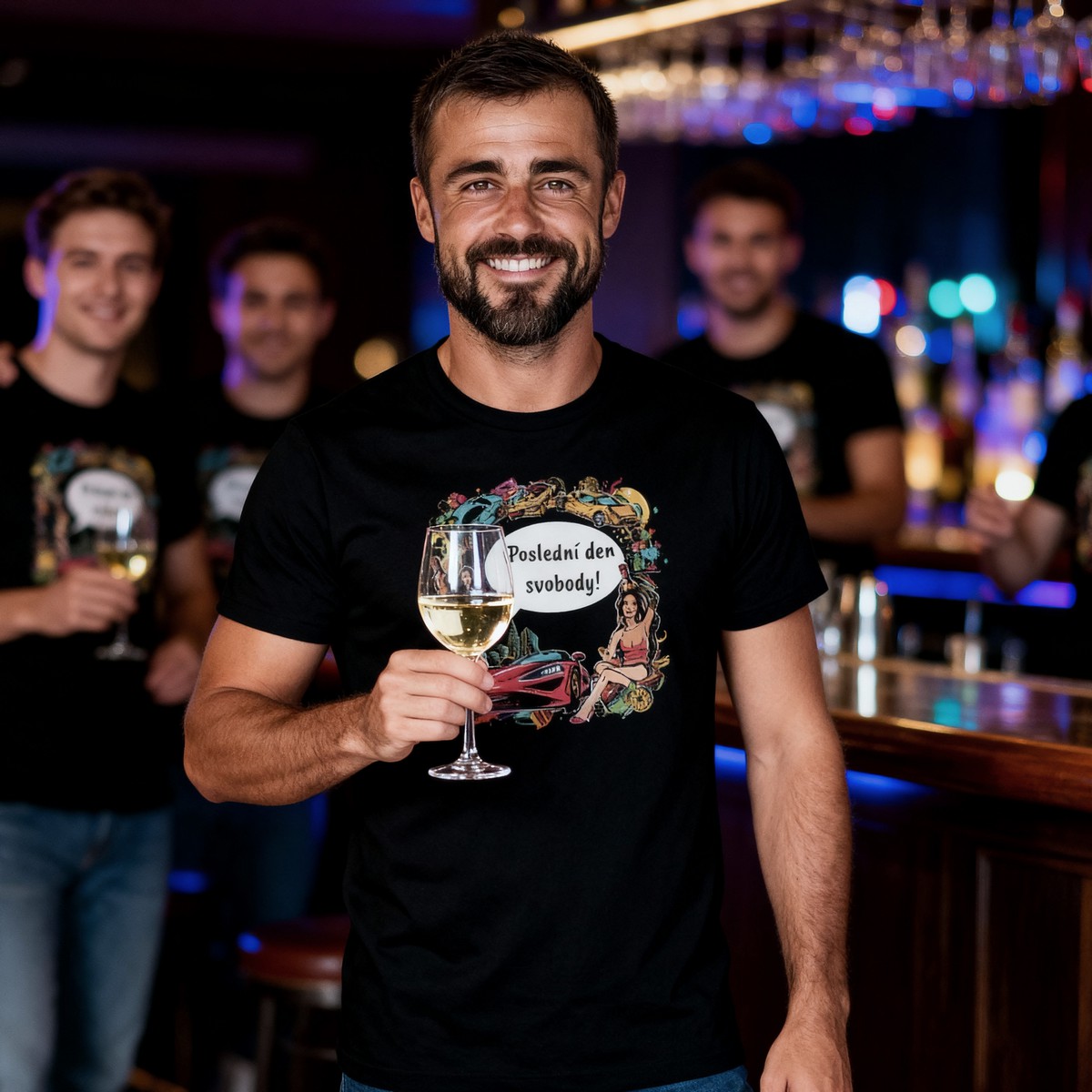 Tričko s potiskem Poslední den svobody